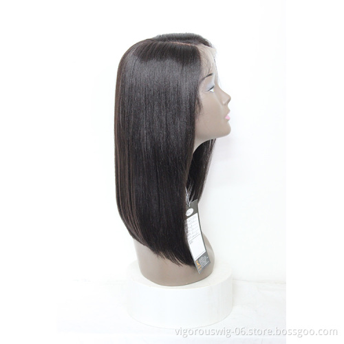 Vigorous women black colored high quality private label wholesale original artificial products hd lace front synthetic hair wigs